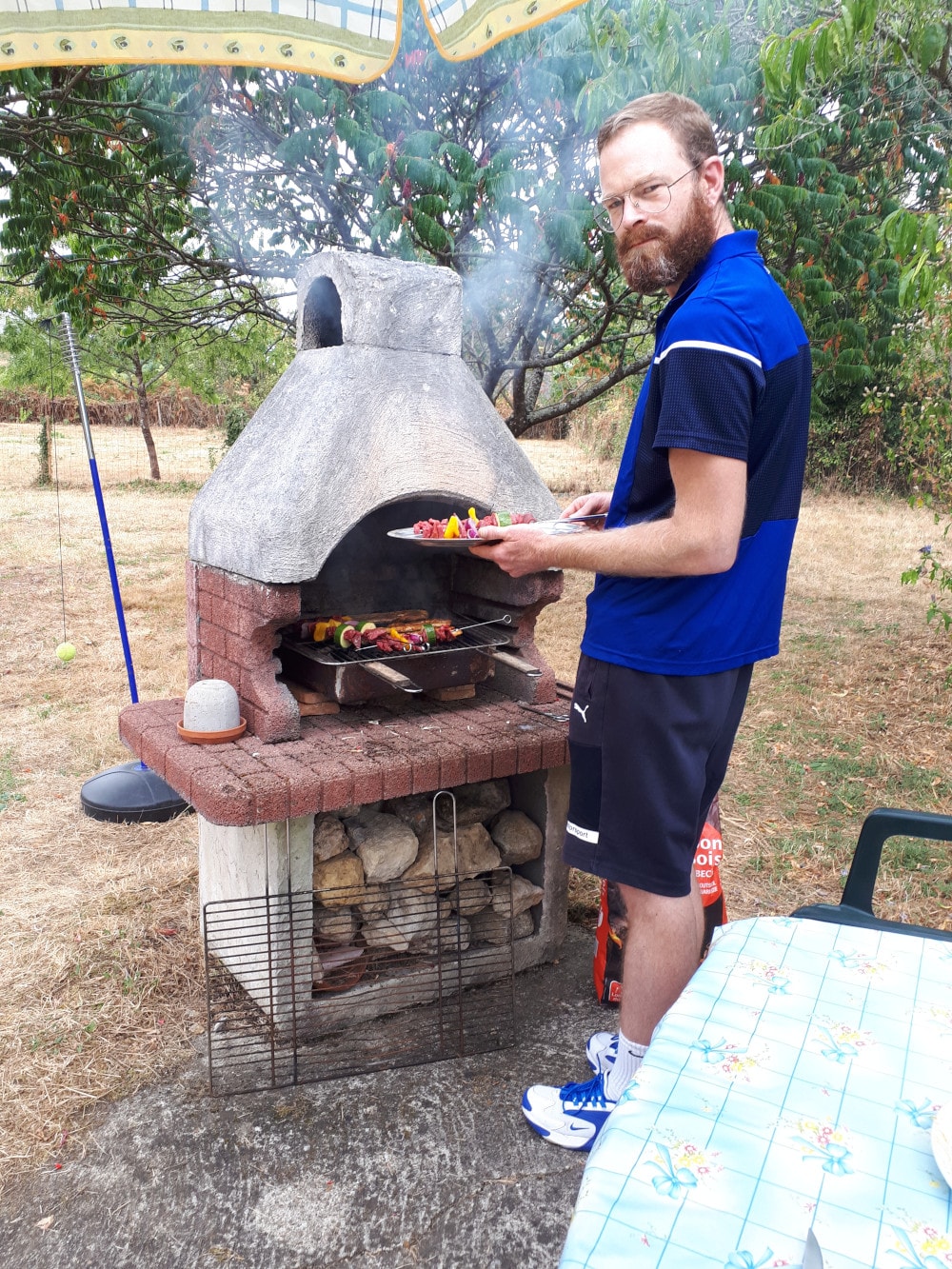 Boris cuisine au barbecue